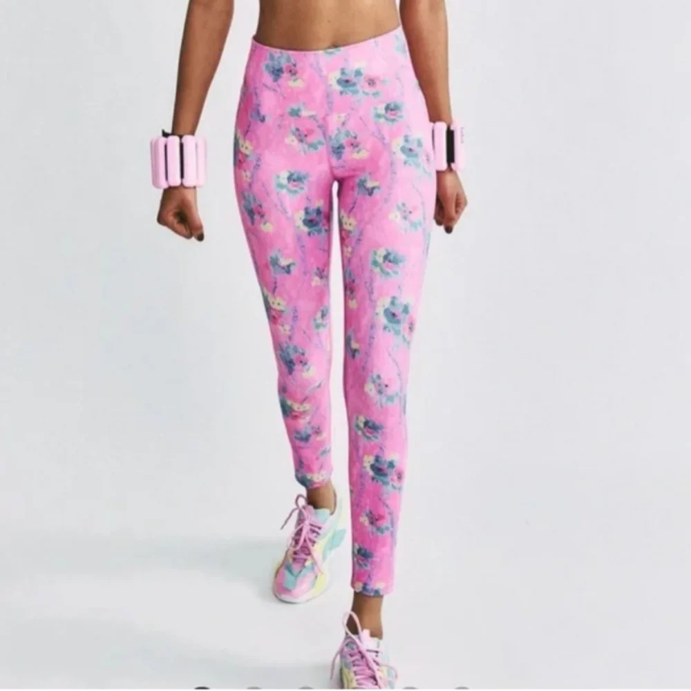 LoveShackFancy X Beach Riot Piper Riot Active Leggings Size Medium